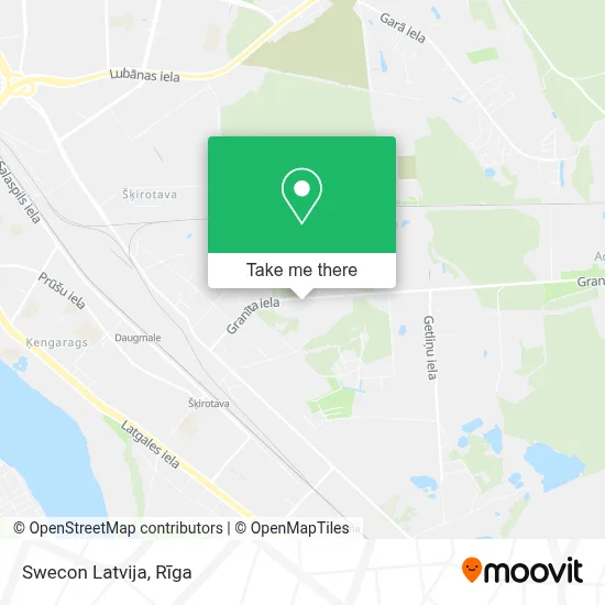 Swecon Latvija map