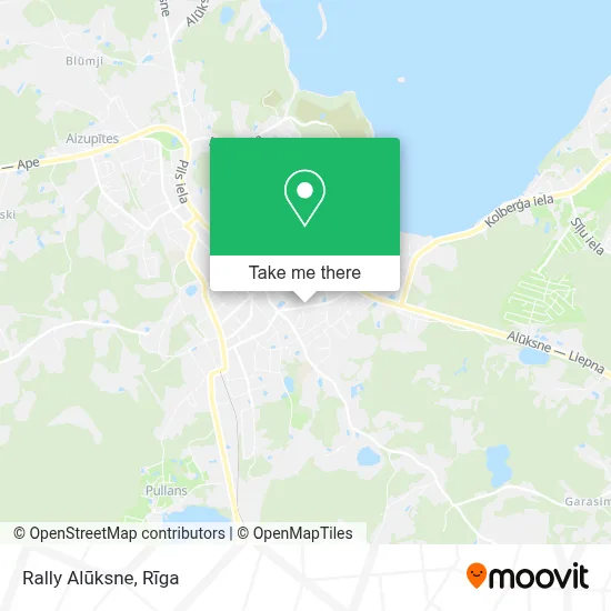 Rally Alūksne map