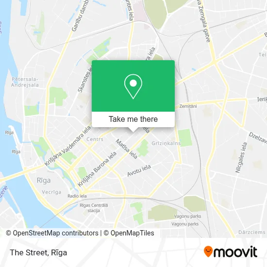 La Strada map