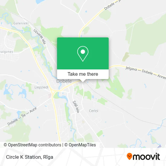 Circle K Station map