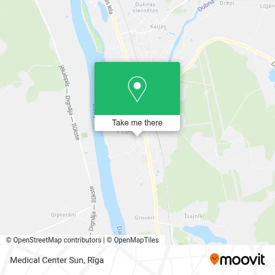 Medical Center Sun map