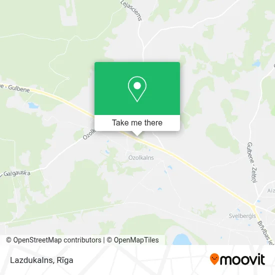 Lazdukalns map