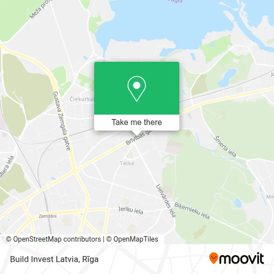 Build Invest Latvia map
