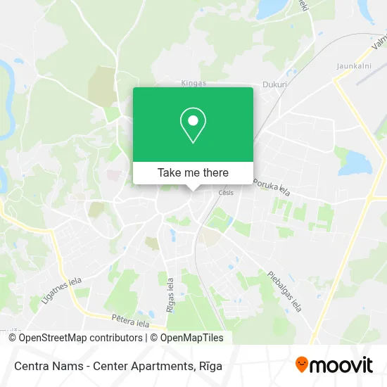 Centra Nams - Center Apartments map