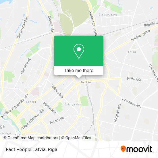 Fast People Latvia map
