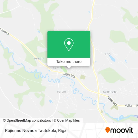 Rūjienas Novada Tautskola map