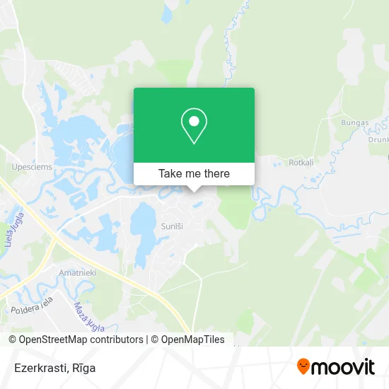 Ezerkrasti map