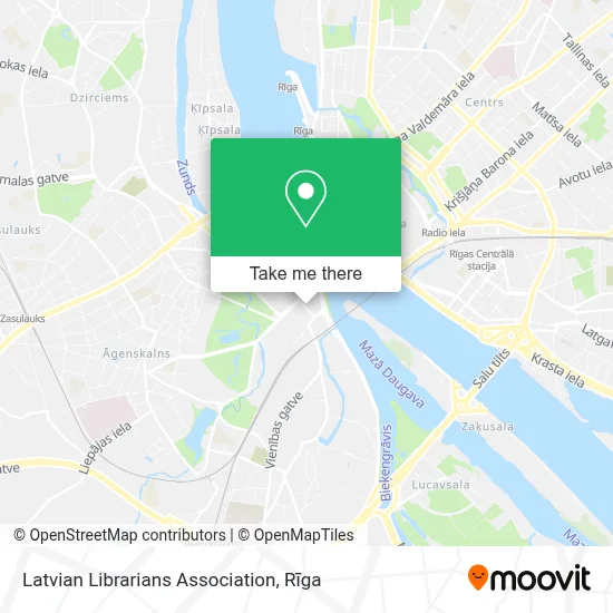 Latvian Librarians Association map