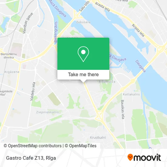 Gastro Cafe Z13 map