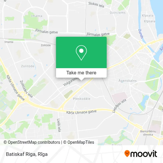 Batiskaf Riga map