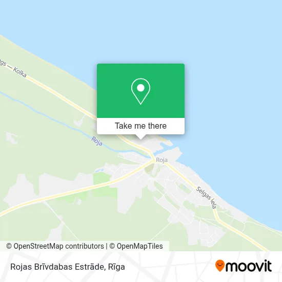 Rojas Brīvdabas Estrāde map