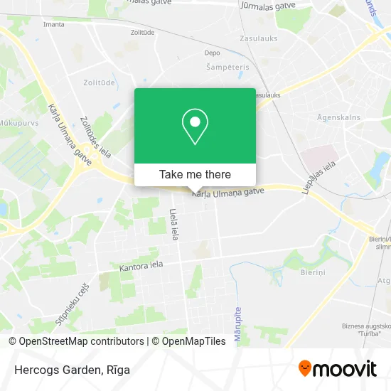 Hercogs Garden map