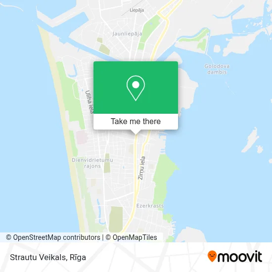Strautu Veikals map