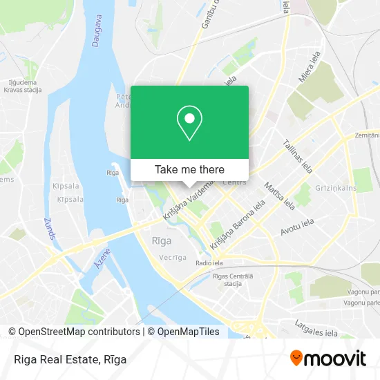 Riga Real Estate map