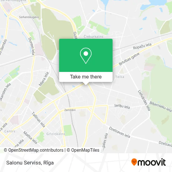 Salonu Serviss map