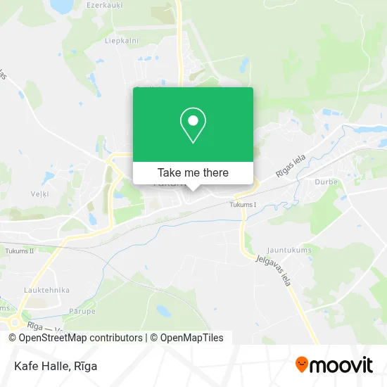 Kafe Halle map