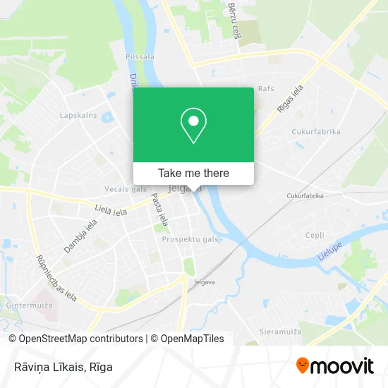 Rāviņa Līkais map