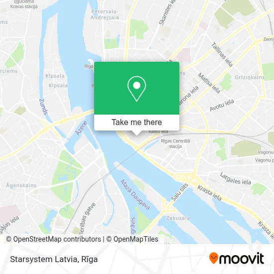 Starsystem Latvia map