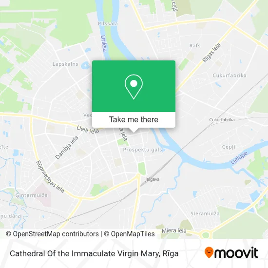 Cathedral Of the Immaculate Virgin Mary map