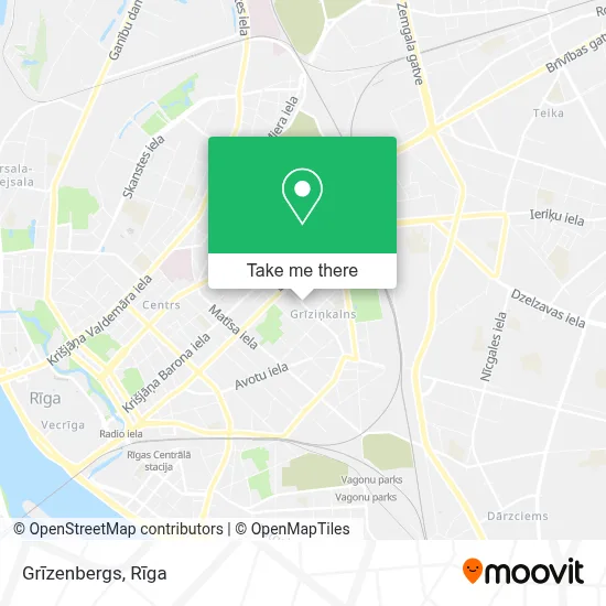 Grīzenbergs map