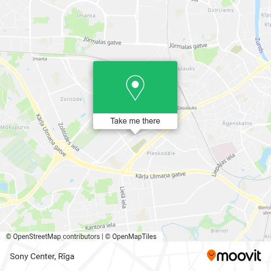 Sony Center map