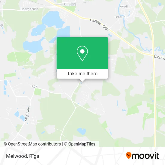 Melwood map