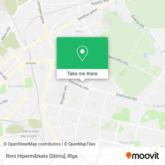 Rimi Hipermārkets [Stirnu] map