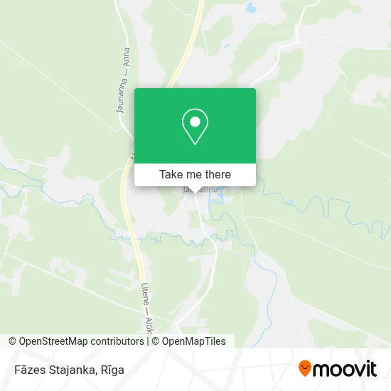 Fāzes Stajanka map