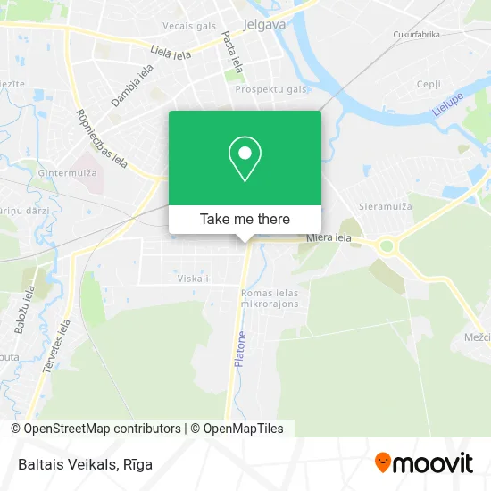 Baltais Veikals map