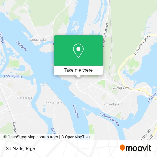 Sd Nails map