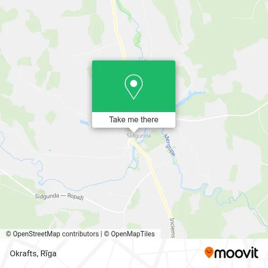 Okrafts map