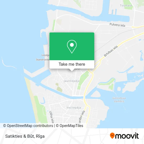 Satikties & Būt map
