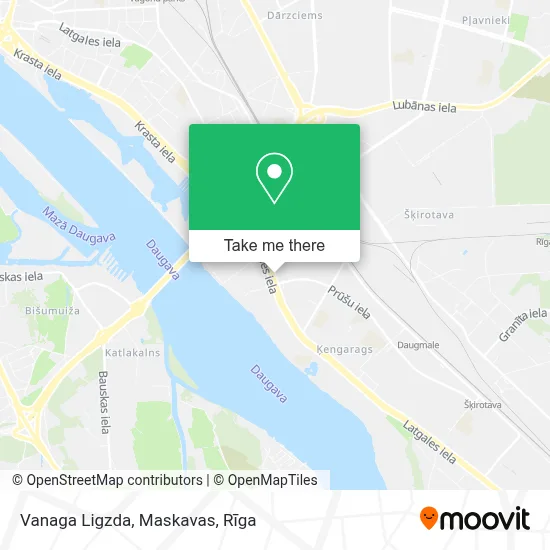 Vanaga Ligzda, Maskavas map