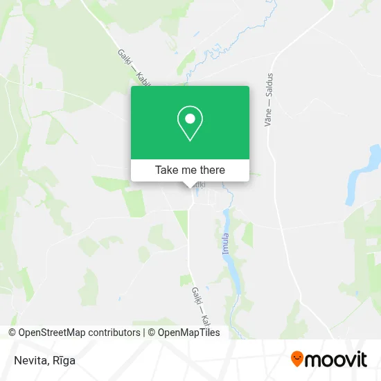 Nevita map
