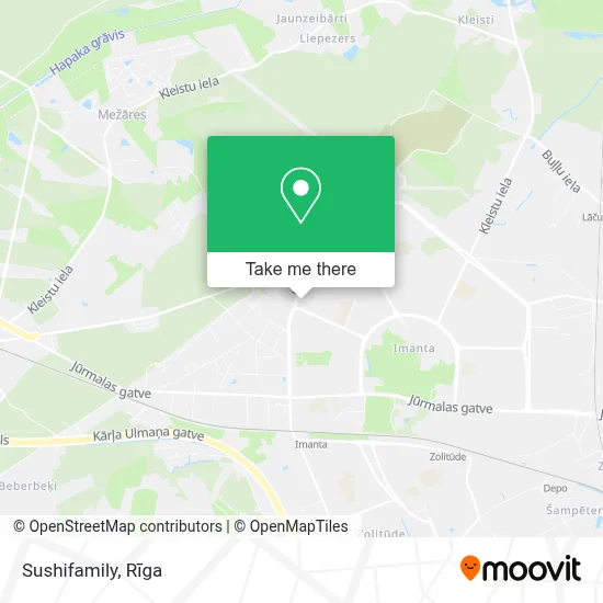 Sushifamily map