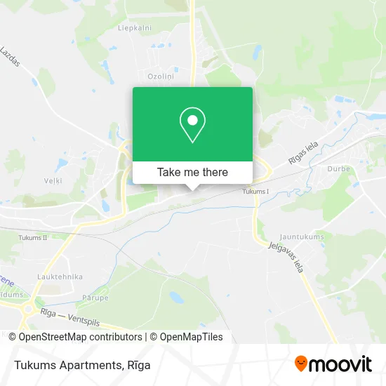 Tukums Apartments map