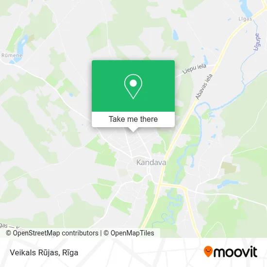 Veikals Rūjas map