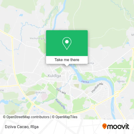 Dziiva Cacao map