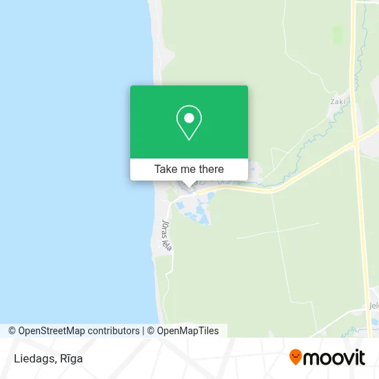 Liedags map