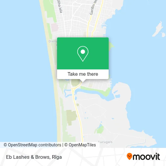Eb Lashes & Brows map