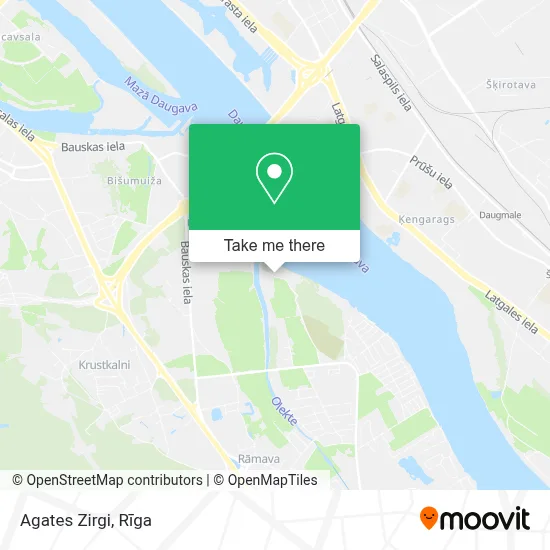 Agates Zirgi map