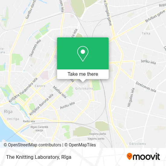 The Knitting Laboratory map