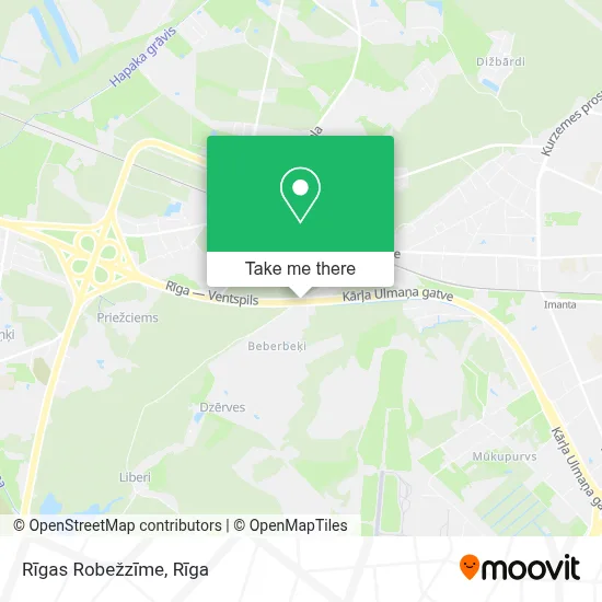 Rīgas Robežzīme map