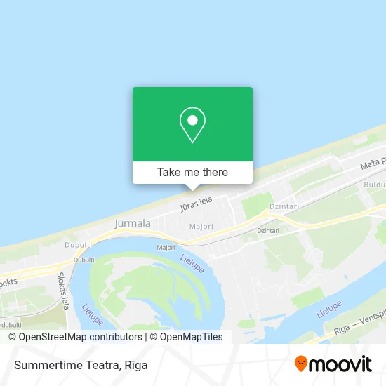Summertime Teatra map