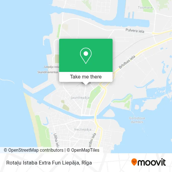 Rotaļu Istaba Extra Fun Liepāja map