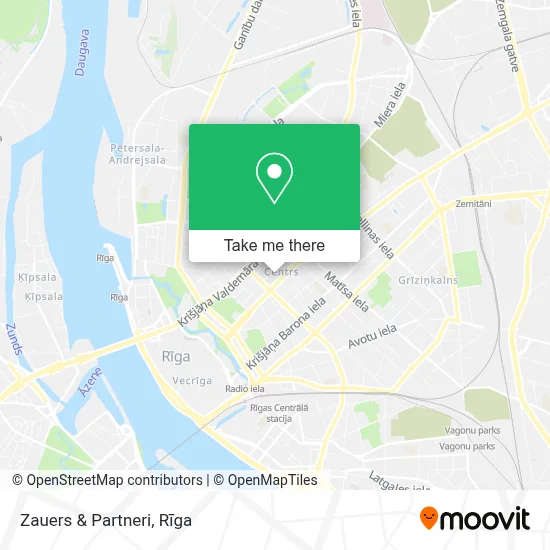 Zauers & Partneri map