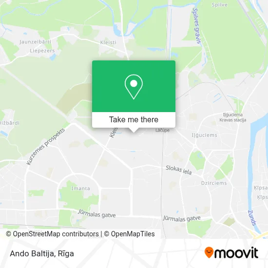 Ando Baltija map