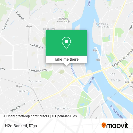 H2o Banketi map