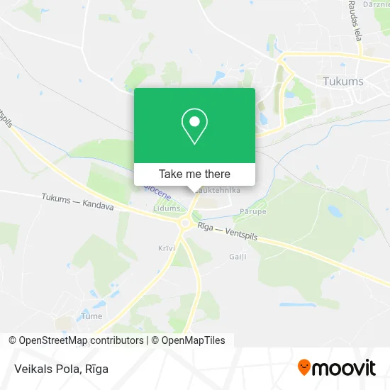 Veikals Pola map