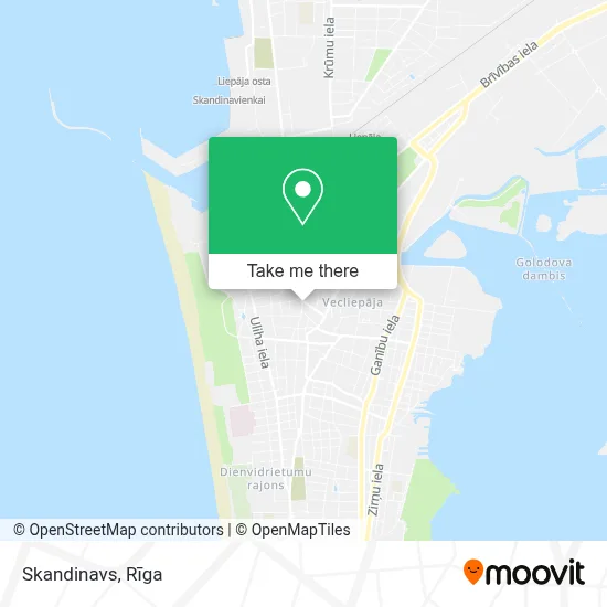 Skandinavs map